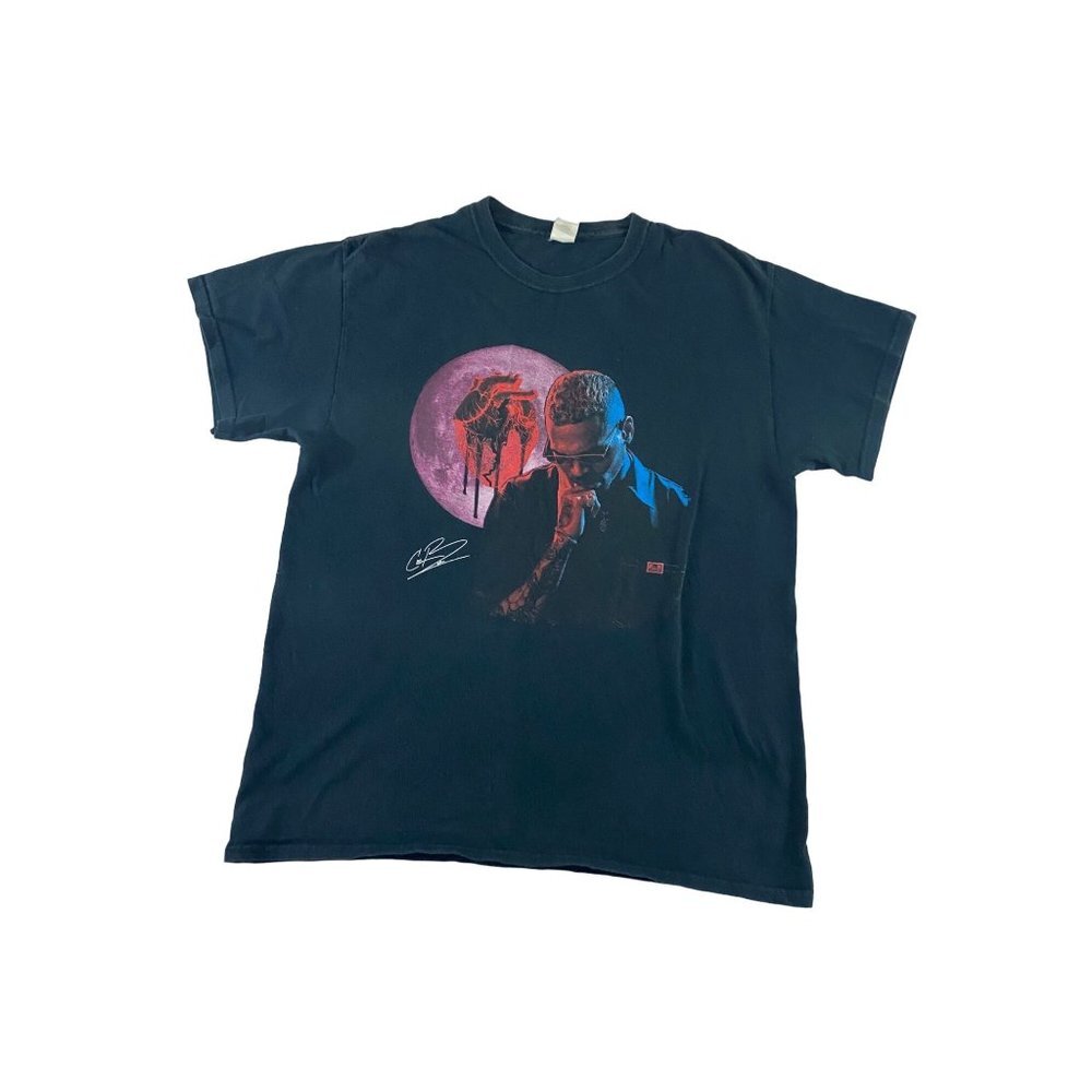 Chris Brown Unisex Heartbreak On A Full Moon Concert Tour Shirt - Large